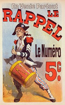 Jules Chéret - Le Rappel (1900) van Peter Balan