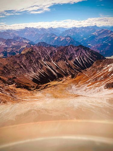 Remarquer les Alpes Vue sur la corne de brume