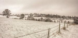 Winters landschap in Simpelveld von John Kreukniet