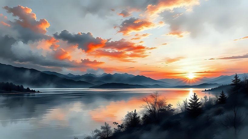 Les nuages et les couleurs du ciel par Jean Pierre