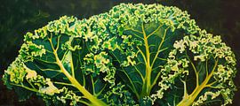 Painting Green Kale by Eye catching paintings