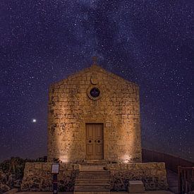 Kapelle mit Milchstraße | Landschaft | Nachtfotografie von Daan Duvillier | Dsquared Photography