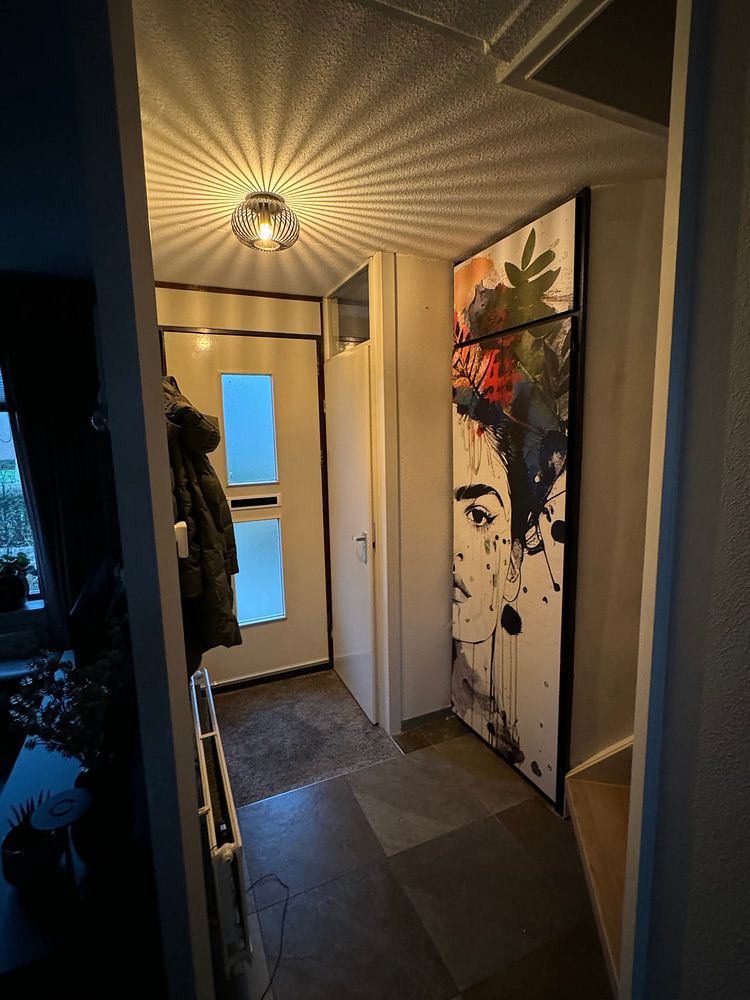 Black &amp; white with flower colour splash  par Bianca ter Riet 