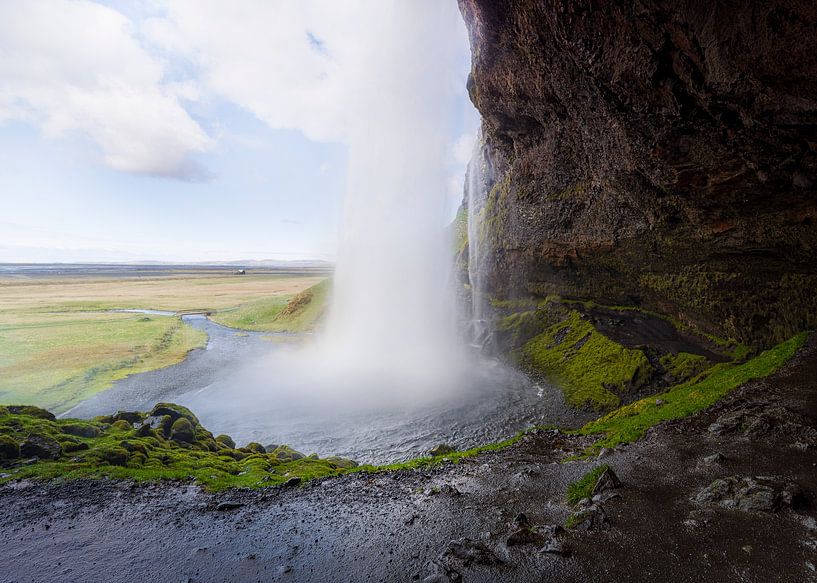 Chute d'eau islandaise, Seljalandsfoss par Edwin Kooren