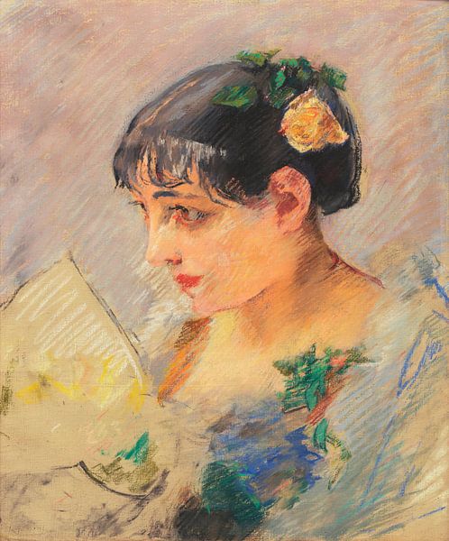 The Spanish Lady, Eva Gonzalès by Masterful Masters