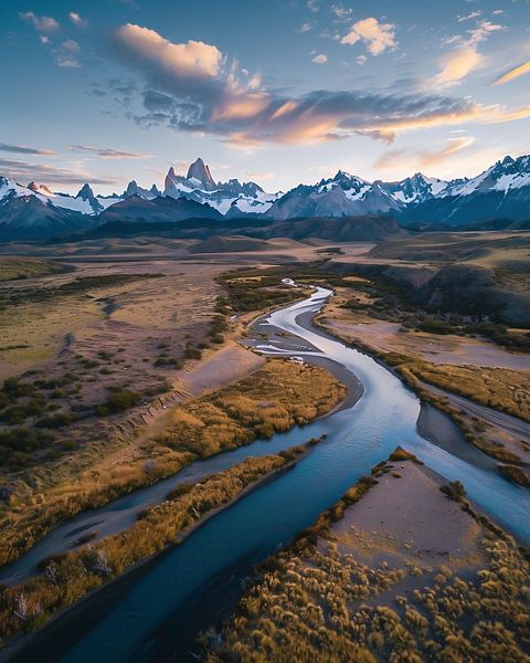 Neuseelands malerische Ebenen von fernlichtsicht