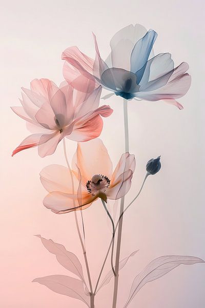 Frühlingsblumen Blumen von Poster Art Shop