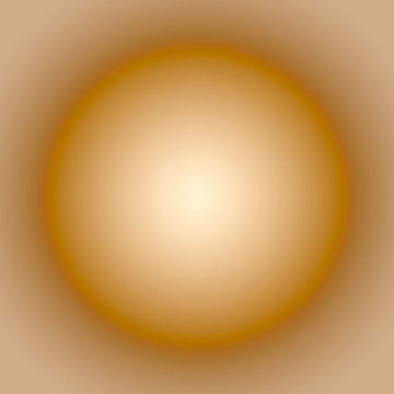 Sonne Goldocker Farbverlauf Abstraktion von Mad Dog Art