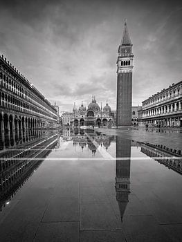 Die Piazza San Marco bei Flut