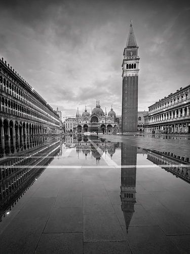 Piazza San Marco bij hoog water