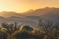 Berg silhouetten van Loris Photography thumbnail