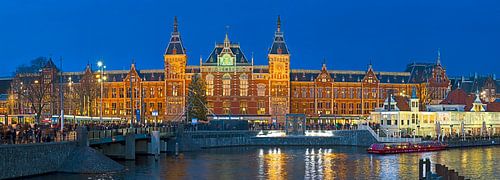 Panorama Amsterdam Centraal station
