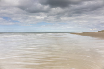 Aan het strand