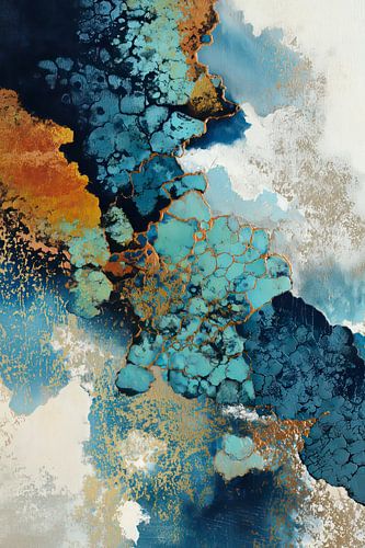 Chaos & Harmonie - Sarcelle & Cuivre