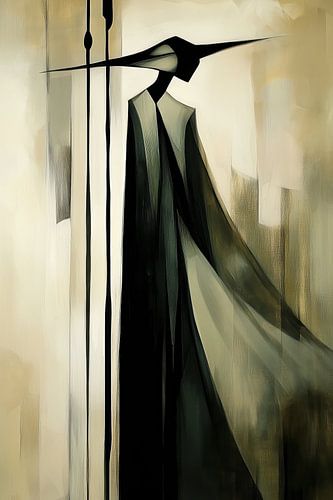 Modern abstracte gedaante