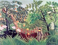 Henri Rousseau's Exotic Landscape (1910)