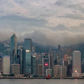 Skyline von Hongkong von Photo Wall Decoration