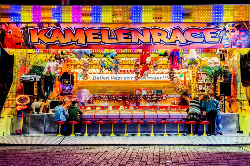 kermis kamelenrace van Vione van Leeuwen