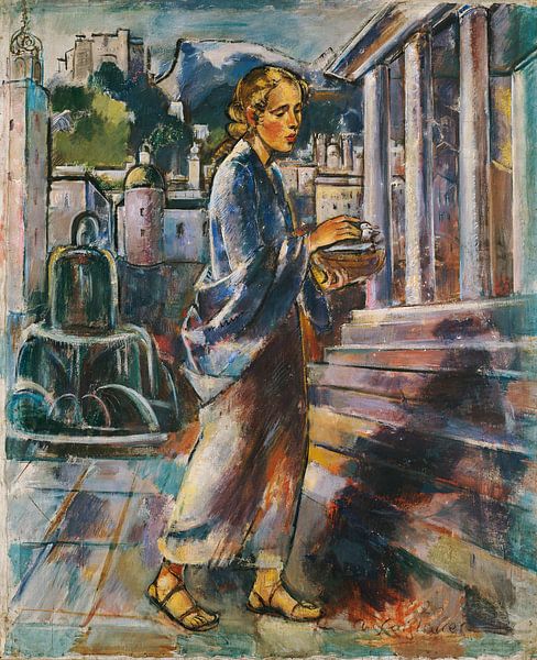 Anton Faistauer, Walk to the Temple of Mary, ca 1923 by Atelier Liesjes