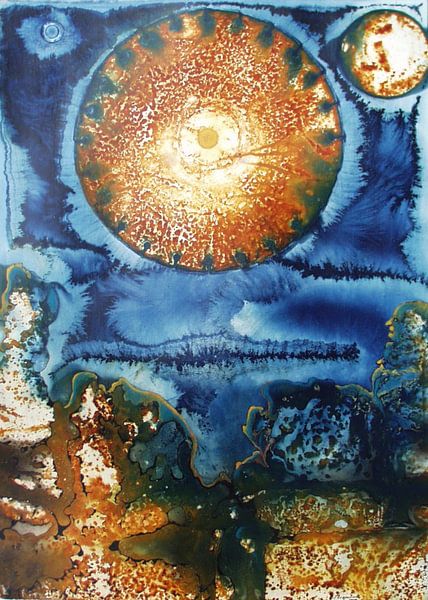 VU 122 Felsformation mit Köpfen 3 by Heinz Sterzenbach