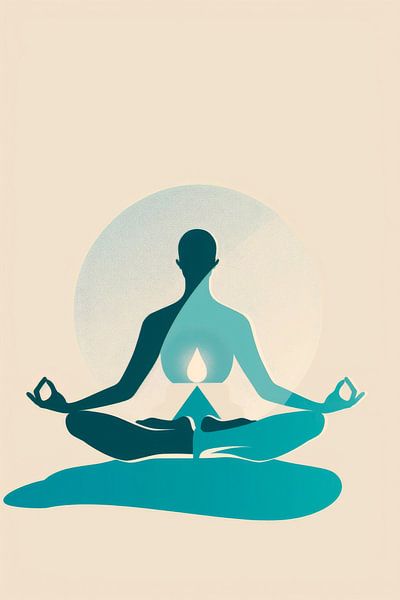 Meditation und innere Ruhe von Poster Art Shop