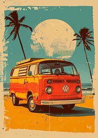 VW Combi Retro by Lae