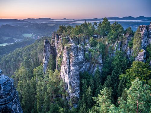 Saksisch Zwitserland - Rotskasteel Neurathen