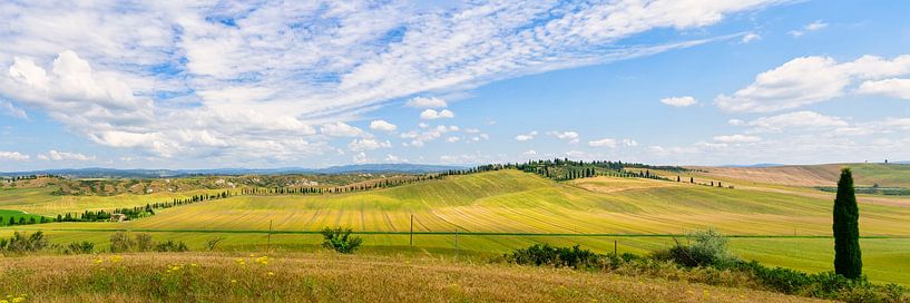 Toskanische Landschaft Crete Senesi von eric van der eijk