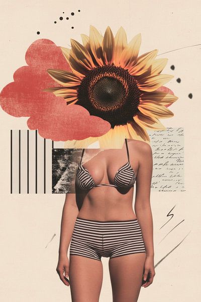 Sommerliche Blütenfantasie von Poster Art Shop