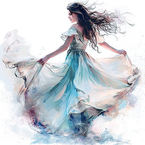 Sensuele dansende vrouw