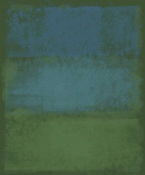 Abstract in diep groene tinten