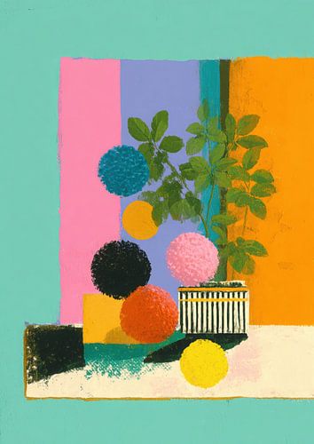 Japandiplant - Minimalistische collage