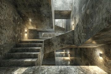 Treppen in und um das Haus oder Gebäude von Egon Zitter