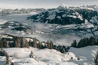 Kitzbüheler Horn in de sneeuw