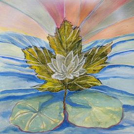 Strahlender Lotus der Transformation von fdgArtworks