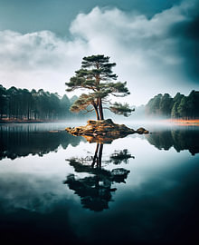 Tree in the lake