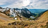 Blick auf den oberen und unteren Gaisalpsee und das Rubihorn von Leo Schindzielorz Miniaturansicht