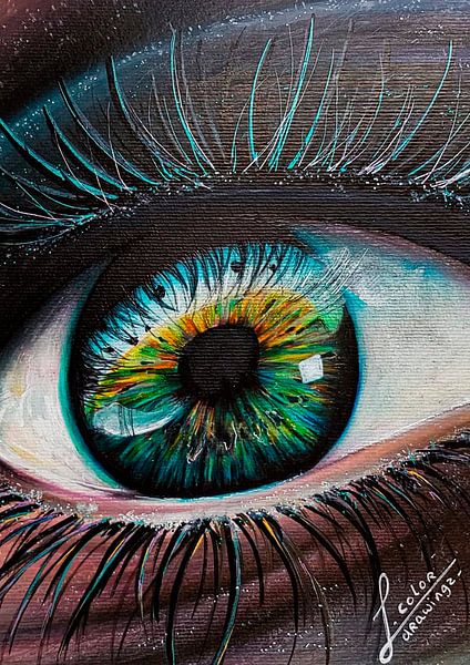 Eye Drawing! by J.colordrawingz_