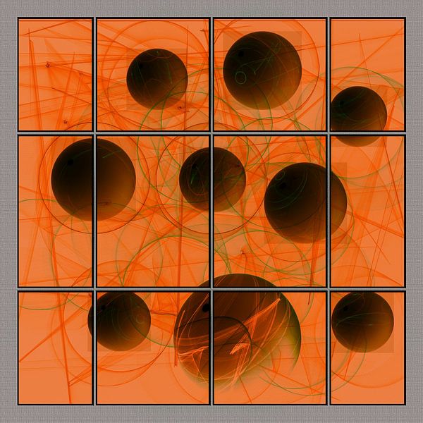 Fractal - spheres -  circles by Christine Nöhmeier