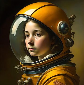 Astronautenmädchen von Gert-Jan Siesling