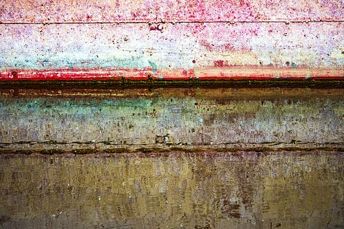 Weerspiegelde scheepswand