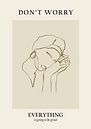 Modern line portrait, NKTN  by 1x thumbnail