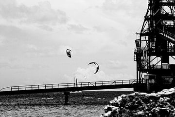 Kitesurfen Salt Pier Bonaire van noeky1980 photography