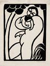Georg Schrimpf, Moeder met kind - 1915 van Atelier Liesjes thumbnail