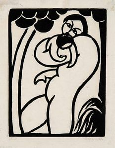 Georg Schrimpf, Mutter mit Kind - 1915