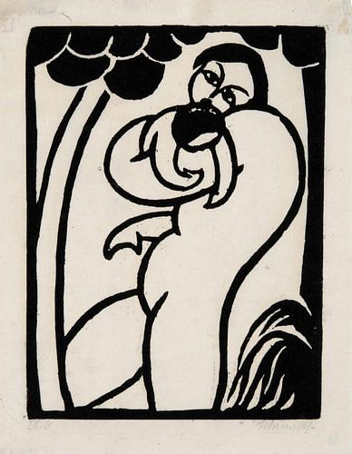 Georg Schrimpf, Moeder met kind - 1915