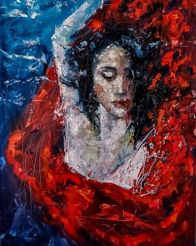 Flamenco onder water