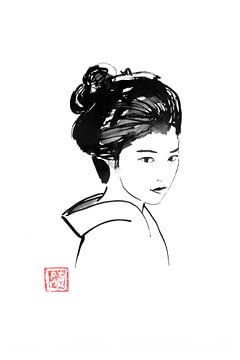 Geisha-Kimono von Péchane Sumie