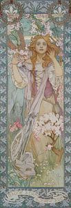 Maude Adams (1872–1953) as Joan of Arc (1909) von Alphonse Mucha