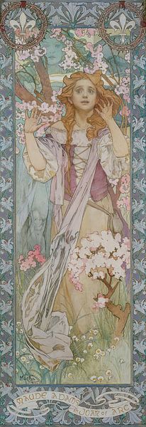 Maude Adams (1872–1953) as Joan of Arc (1909) von Alphonse Mucha von Peter Balan